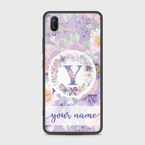 Vivo V11 Pro Cover - Personalized Alphabet Series - HQ Ultra Shine Premium Infinity Glass Soft Silicon Borders Case