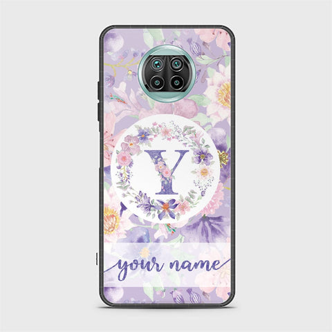 Xiaomi Mi 10T Lite Cover - Personalized Alphabet Series - HQ Ultra Shine Premium Infinity Glass Soft Silicon Borders Case