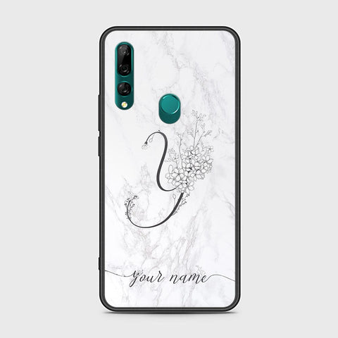 Huawei Y9 Prime 2019 Cover - Personalized Alphabet Series Series - HQ Ultra Shine Premium Infinity Glass Soft Silicon Borders Case