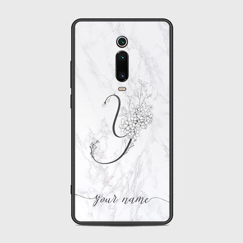 Xiaomi Mi 9T Cover - Personalized Alphabet Series Series - HQ Ultra Shine Premium Infinity Glass Soft Silicon Borders Case