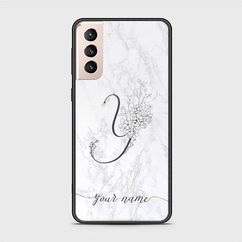 Samsung Galaxy S22 Plus 5G Cover - Personalized Alphabet Series - HQ Ultra Shine Premium Infinity Glass Soft Silicon Borders Case