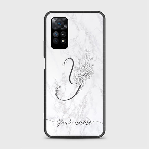 Xiaomi Redmi Note 11 Pro 5G Cover - Personalized Alphabet Series - HQ Ultra Shine Premium Infinity Glass Soft Silicon Borders Case