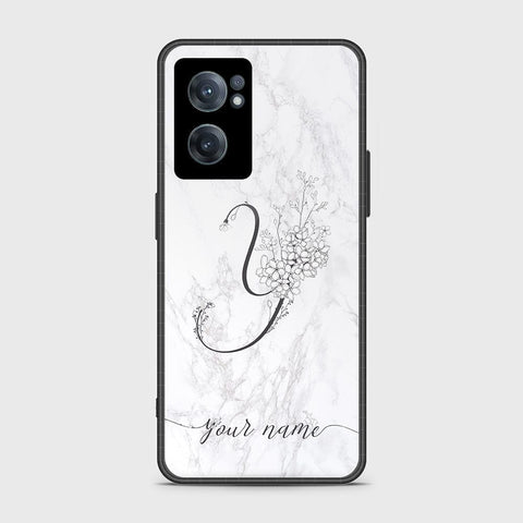 OnePlus Nord CE 2 5G Cover - Personalized Alphabet Series - HQ Ultra Shine Premium Infinity Glass Soft Silicon Borders Case