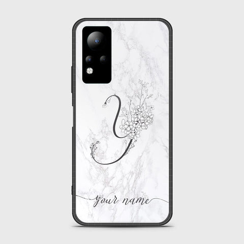 Infinix Note 11 Cover - Personalized Alphabet Series Series - HQ Ultra Shine Premium Infinity Glass Soft Silicon Borders Case