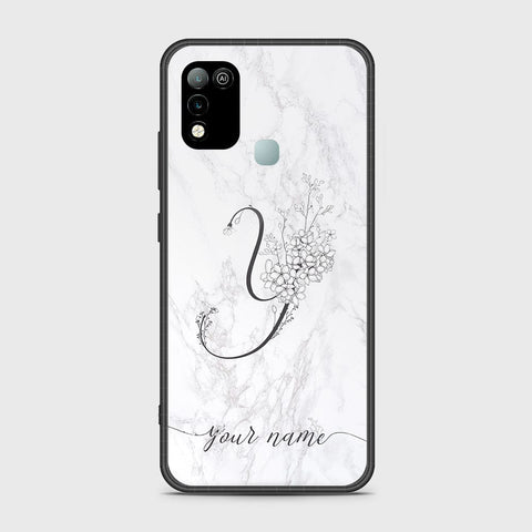 Infinix Hot 11 Play Cover - Personalized Alphabet Series Series - HQ Ultra Shine Premium Infinity Glass Soft Silicon Borders Case