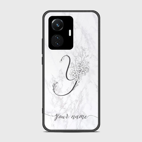 Vivo Y55 4G Cover - Personalized Alphabet Series Series - HQ Ultra Shine Premium Infinity Glass Soft Silicon Borders Case