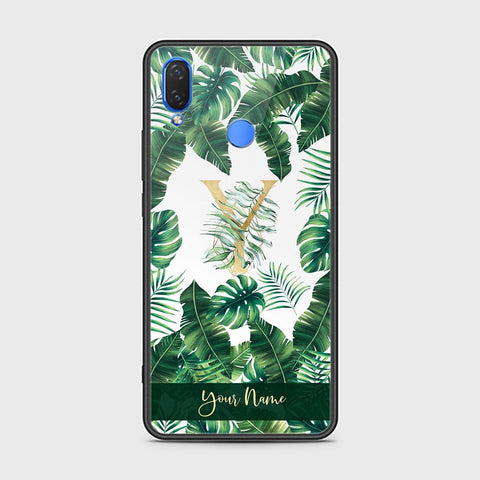 Huawei Y9 2019 Cover - Personalized Alphabet Series Series - HQ Ultra Shine Premium Infinity Glass Soft Silicon Borders Case