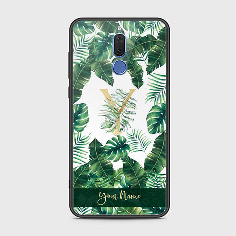 Huawei Mate 10 Lite Cover - Personalized Alphabet Series Series - HQ Ultra Shine Premium Infinity Glass Soft Silicon Borders Case