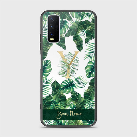 Vivo Y20s Cover - Personalized Alphabet Series - HQ Ultra Shine Premium Infinity Glass Soft Silicon Borders Case