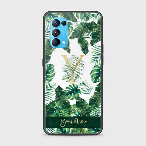 Oppo Find X3 Lite Cover - Personalized Alphabet Series - HQ Ultra Shine Premium Infinity Glass Soft Silicon Borders Case