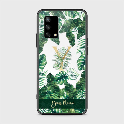 Oppo A95 4G Cover - Personalized Alphabet Series Series - HQ Ultra Shine Premium Infinity Glass Soft Silicon Borders Case