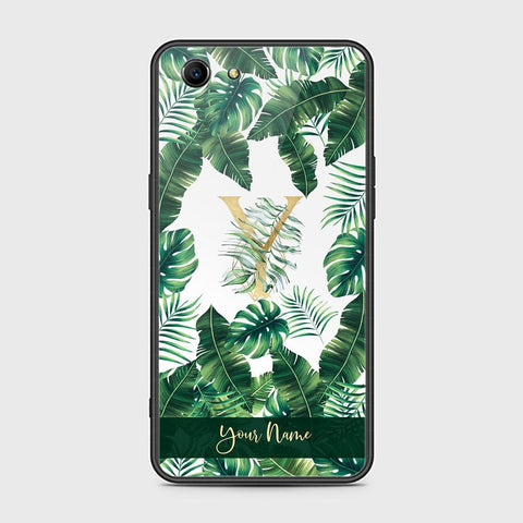 Oppo A83 Cover - Personalized Alphabet Series Series - HQ Ultra Shine Premium Infinity Glass Soft Silicon Borders Case