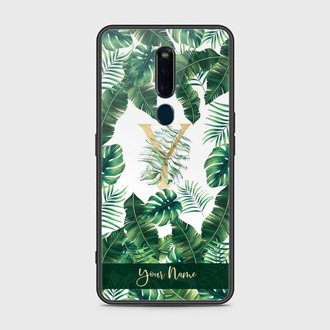 Oppo F11 Pro Cover - Personalized Alphabet Series Series - HQ Ultra Shine Premium Infinity Glass Soft Silicon Borders Case