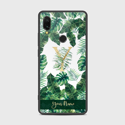 Xiaomi Redmi 7 Cover - Personalized Alphabet Series Series - HQ Ultra Shine Premium Infinity Glass Soft Silicon Borders Case