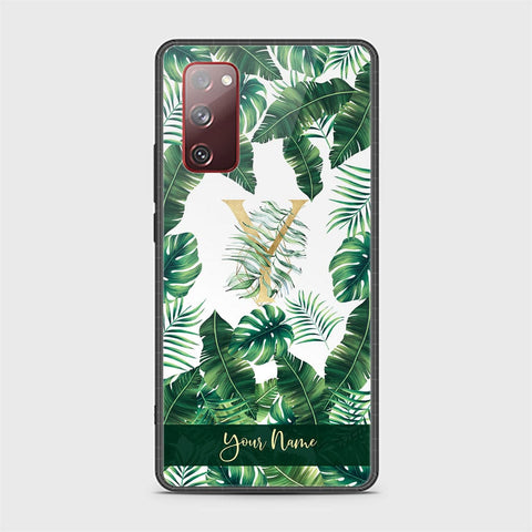 Samsung Galaxy S20 FE Cover - Personalized Alphabet Series - HQ Ultra Shine Premium Infinity Glass Soft Silicon Borders Case