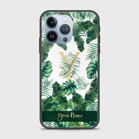 iPhone 13 Pro Cover - Personalized Alphabet Series - HQ Ultra Shine Premium Infinity Glass Soft Silicon Borders Case