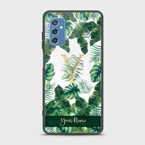 Samsung Galaxy M52 5G Cover - Personalized Alphabet Series - HQ Ultra Shine Premium Infinity Glass Soft Silicon Borders Case