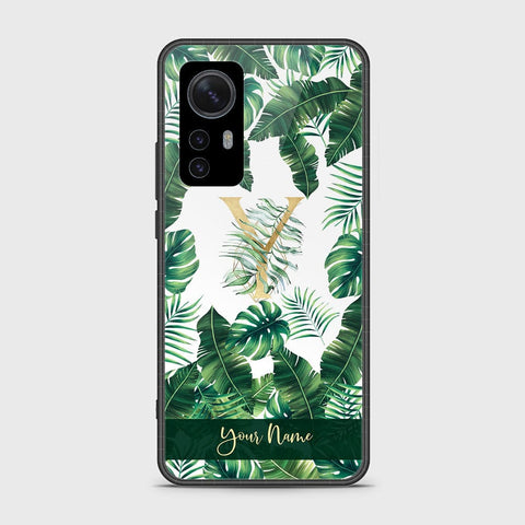 Xiaomi 12 Pro Cover - Personalized Alphabet Series - HQ Ultra Shine Premium Infinity Glass Soft Silicon Borders Case