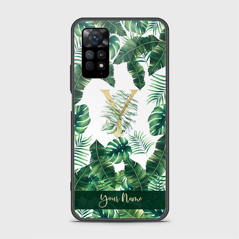 Xiaomi Redmi Note 11S Cover - Personalized Alphabet Series - HQ Ultra Shine Premium Infinity Glass Soft Silicon Borders Case