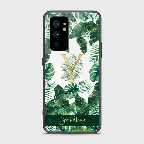 OnePlus 9RT 5G Cover - Personalized Alphabet Series Series - HQ Ultra Shine Premium Infinity Glass Soft Silicon Borders Case