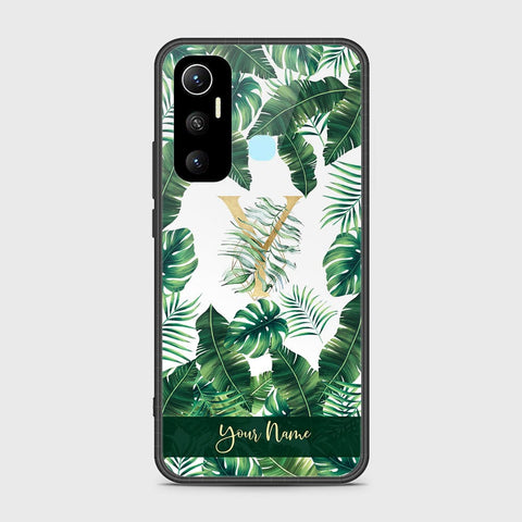 Infinix Hot 11 Cover - Personalized Alphabet Series Series - HQ Ultra Shine Premium Infinity Glass Soft Silicon Borders Case