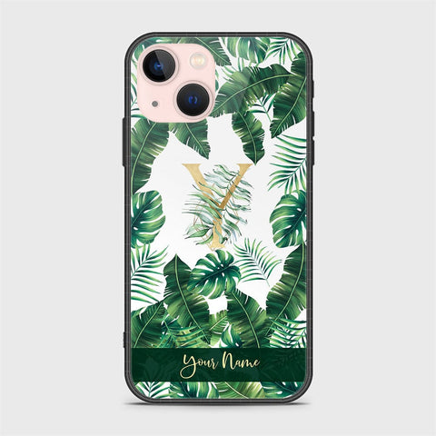 iPhone 14 Plus Cover - Personalized Alphabet Series Series - HQ Ultra Shine Premium Infinity Glass Soft Silicon Borders Case