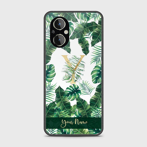 Oppo Reno 7 Lite Cover - Personalized Alphabet Series Series - HQ Ultra Shine Premium Infinity Glass Soft Silicon Borders Case