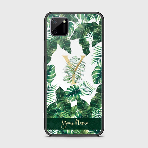 Realme C11 Cover - Personalized Alphabet Series - HQ Ultra Shine Premium Infinity Glass Soft Silicon Borders Case