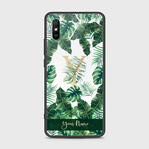 Xiaomi Redmi 9A Cover - Personalized Alphabet Series - HQ Ultra Shine Premium Infinity Glass Soft Silicon Borders Case