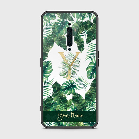 Oppo Reno 2Z Cover - Personalized Alphabet Series Series - HQ Ultra Shine Premium Infinity Glass Soft Silicon Borders Case