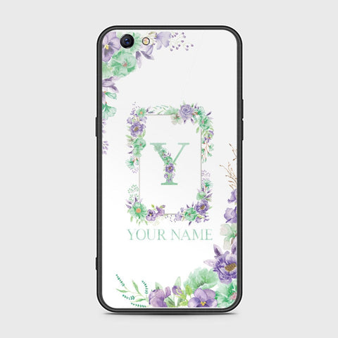 Oppo F3 Plus Cover - Personalized Alphabet Series Series - HQ Ultra Shine Premium Infinity Glass Soft Silicon Borders Case