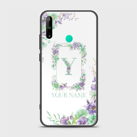 Huawei Honor 9c Cover - Personalized Alphabet Series Series - HQ Ultra Shine Premium Infinity Glass Soft Silicon Borders Case