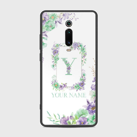 Xiaomi Mi 9T Cover - Personalized Alphabet Series Series - HQ Ultra Shine Premium Infinity Glass Soft Silicon Borders Case