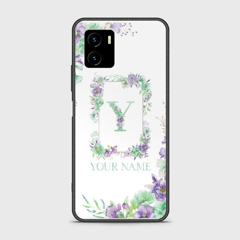 Vivo Y15s Cover - Personalized Alphabet Series - HQ Ultra Shine Premium Infinity Glass Soft Silicon Borders Case