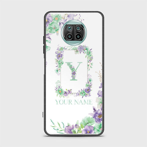 Xiaomi Mi 10T Lite Cover - Personalized Alphabet Series - HQ Ultra Shine Premium Infinity Glass Soft Silicon Borders Case