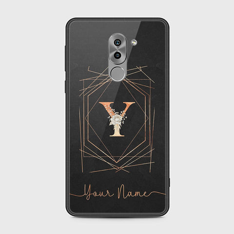 Huawei Honor 6X Cover - Personalized Alphabet Series Series - HQ Ultra Shine Premium Infinity Glass Soft Silicon Borders Case