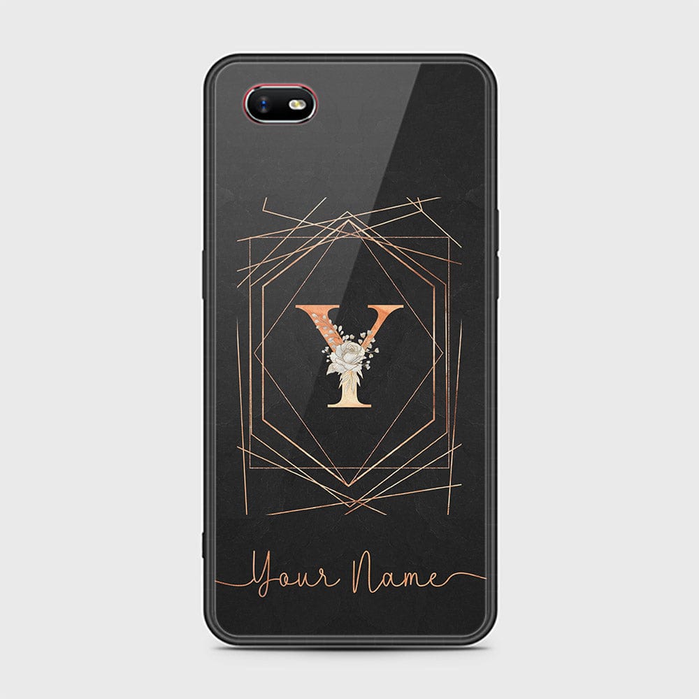 Buy Oppo A78 4G Custom Glass Mobile Case - Custom Letter In Curved Badge Design - Foto 7
