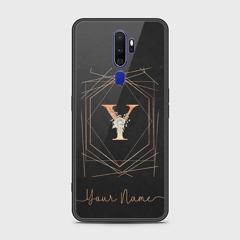 Oppo A9 2020 Cover - Personalized Alphabet Series Series - HQ Ultra Shine Premium Infinity Glass Soft Silicon Borders Case