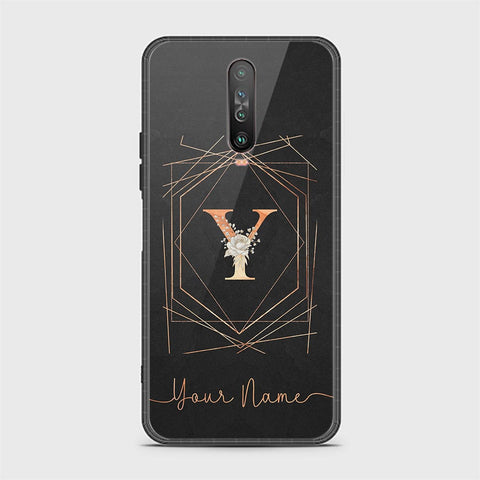 Xiaomi Poco X2 Cover - Personalized Alphabet Series - HQ Ultra Shine Premium Infinity Glass Soft Silicon Borders Case