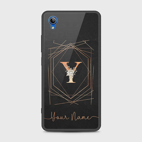 Vivo Y91C Cover - Personalized Alphabet Series - HQ Ultra Shine Premium Infinity Glass Soft Silicon Borders Case