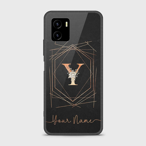 Vivo Y15s Cover - Personalized Alphabet Series - HQ Ultra Shine Premium Infinity Glass Soft Silicon Borders Case