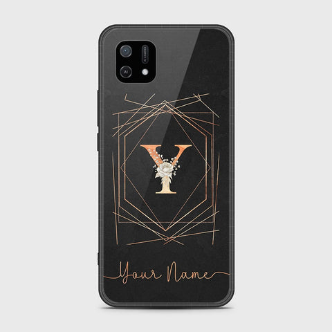 Oppo A16K Cover - Personalized Alphabet Series - HQ Ultra Shine Premium Infinity Glass Soft Silicon Borders Case