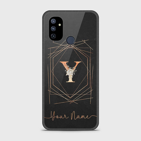 OnePlus Nord N100 Cover - Personalized Alphabet Series Series - HQ Ultra Shine Premium Infinity Glass Soft Silicon Borders Case