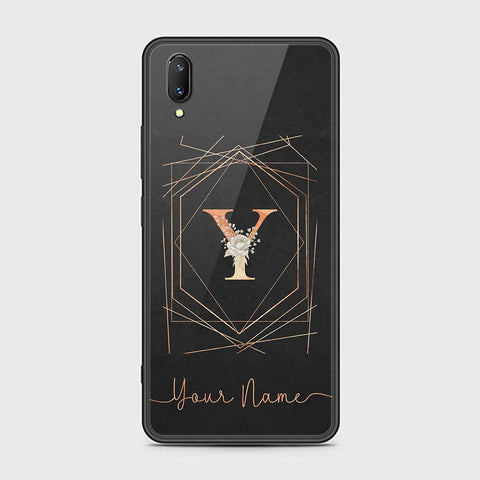 Vivo V11 Pro Cover - Personalized Alphabet Series - HQ Ultra Shine Premium Infinity Glass Soft Silicon Borders Case