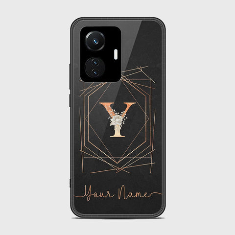 Vivo Y55 4G Cover - Personalized Alphabet Series Series - HQ Ultra Shine Premium Infinity Glass Soft Silicon Borders Case