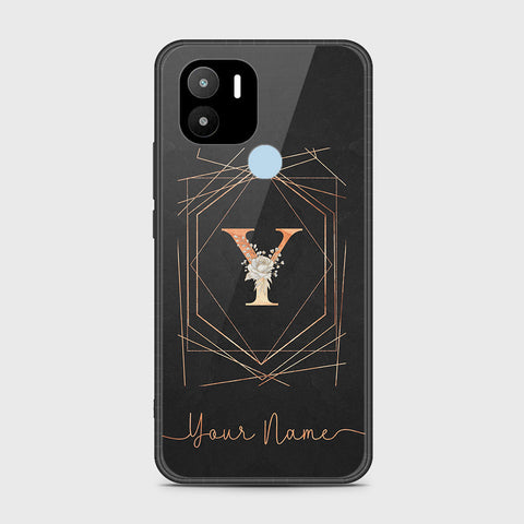 Xiaomi Redmi A1 Plus Cover - Personalized Alphabet Series Series - HQ Ultra Shine Premium Infinity Glass Soft Silicon Borders Case