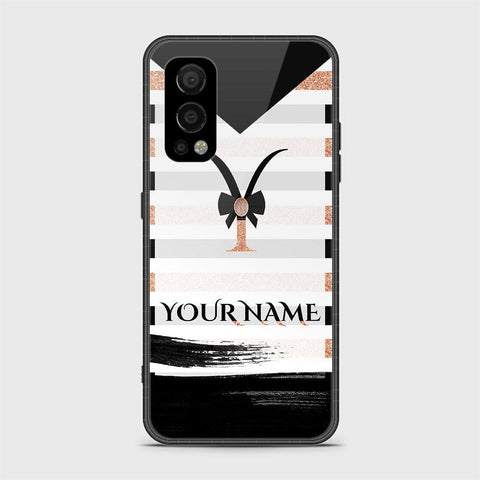 OnePlus Nord 2 Cover - Personalized Alphabet Series - HQ Ultra Shine Premium Infinity Glass Soft Silicon Borders Case