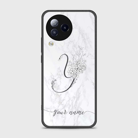 Xiaomi Civi 3 Cover- Personalized Alphabet Series - HQ Ultra Shine Premium Infinity Glass Soft Silicon Borders Case