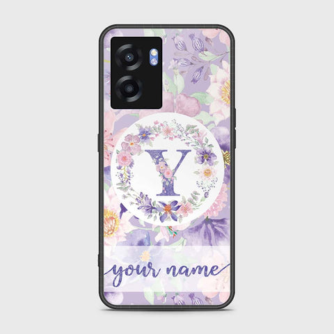 OnePlus Nord N300 Cover- Personalized Alphabet Series - HQ Ultra Shine Premium Infinity Glass Soft Silicon Borders Case
