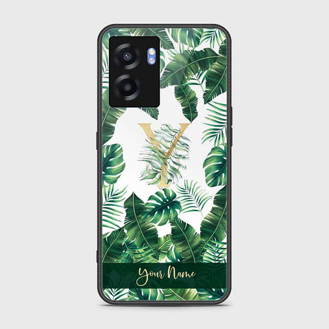 OnePlus Nord N300 Cover- Personalized Alphabet Series - HQ Ultra Shine Premium Infinity Glass Soft Silicon Borders Case